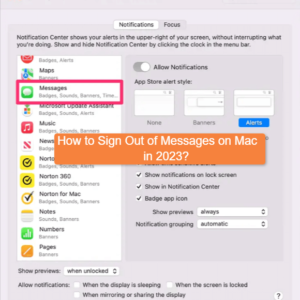How to Sign Out of Messages on Mac in 2023?