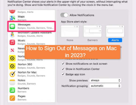 How to Sign Out of Messages on Mac in 2023?