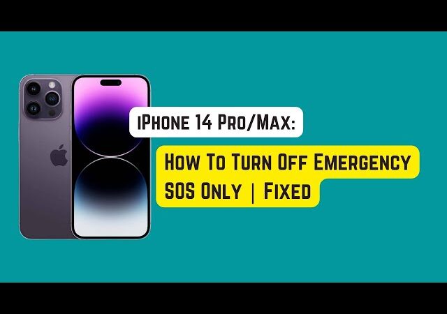 SOS Only on iPhone How to Fix It “SOS Only” Issue on iPhone?